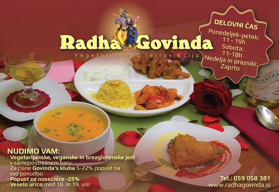 Vegetarian restaurant Radha Govinda